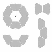 Collaborative options for Hexagon Desk