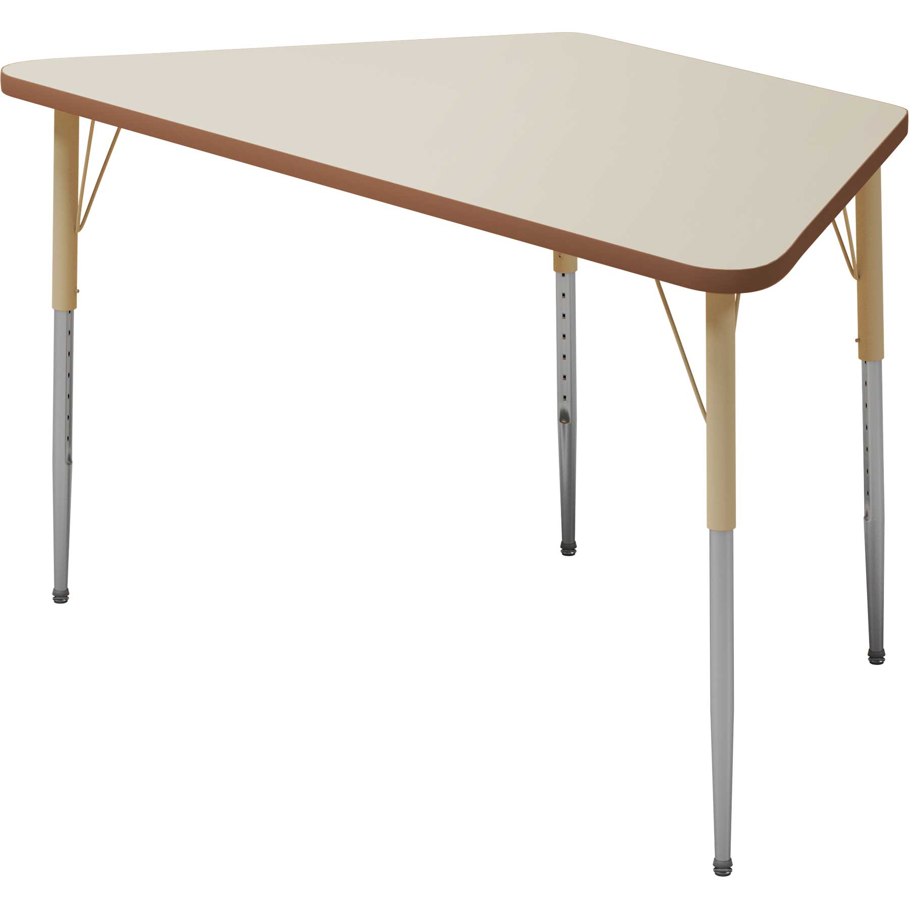 6510 Trapezoid Table adjustable